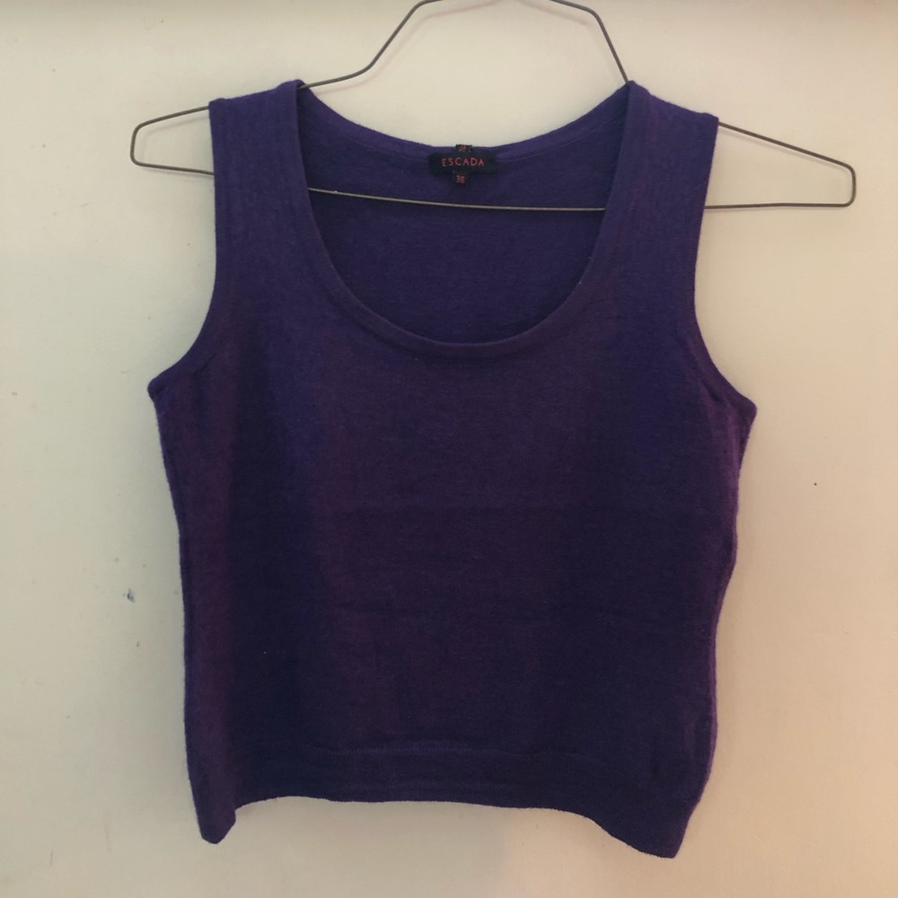 Escada wool crop top size S